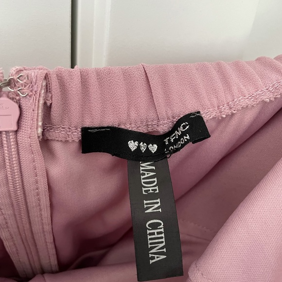 ASOS TNFC Bridesmaid Bandeau Wrap Midaxi Dress - Picture 6 of 8